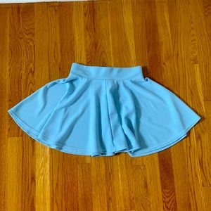 blue mini skirt size small